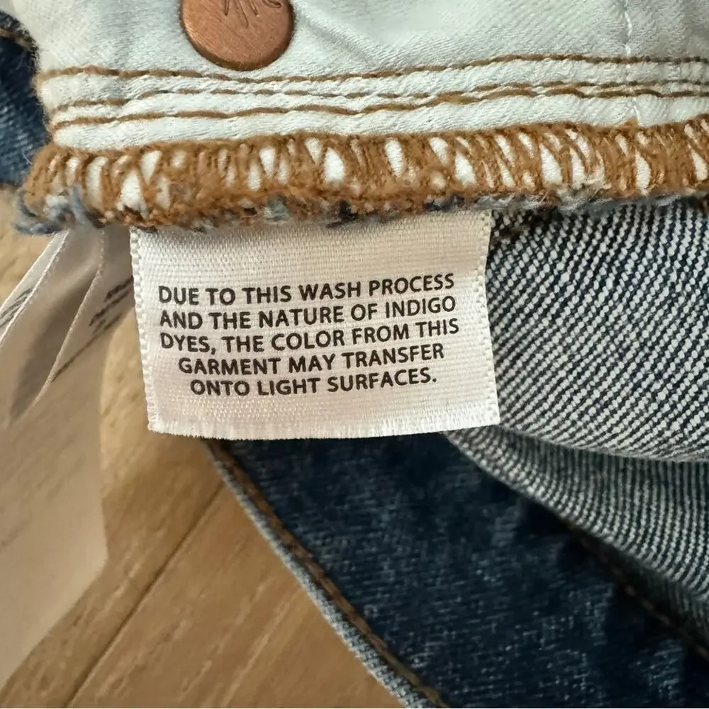 Madewell Perfect Vintage Flare Crop blue Jeans size 25